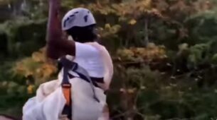 OMG! An adorable video of a 72-year-old woman ziplining at a park in Kerala’s Palakkad has gone viral, Watch ASAP