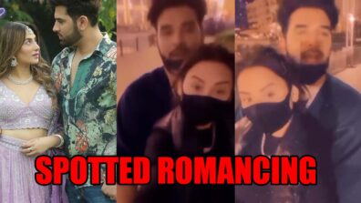 OMG CUTE! Paras Chhabra and Mahira Sharma spotted romancing on the streets of Dubai