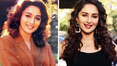 OMG! Madhuri Dixit Ages Backward, Take A Look At Her Beautiful Transformation Over The Years