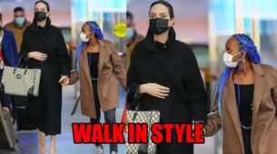 OOTD: Angelina Jolie And Daughter Zahara Walk The New York Streets In Style! See Pics