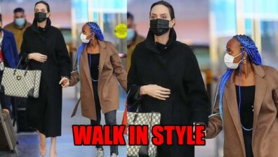 OOTD: Angelina Jolie And Daughter Zahara Walk The New York Streets In Style! See Pics