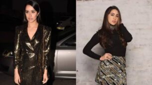 Black & gold makes for a killer combination! Shraddha Kapoor to Sara Ali Khan: Whose outfit would you wear for the festive season?