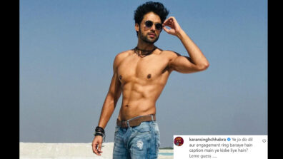 Parth Samthaan shares shirtless swag moment from beach, Karan Chhabra trolls saying, ‘yeh jo dil aur engagement ring…’