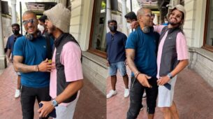 Pehele tu mujhe dekh ke…: Shikhar Dhawan and  Shreyas Iyer engage in hilarious LOL moment, check out