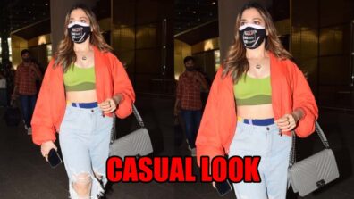 PICS INSIDE: Tamannaah Bhatia Elevates Her Casual Look With A Pop Of Colour And Rs 4 Lakh Bag