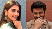 Pooja Hegde is super happy in classic ethnic outfit and cocktail earrings, Arjun Kapoor says, ‘Melody hai chocolatey’