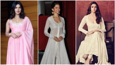 Priyanka Chopra, Deepika Padukone and Alia Bhatt are a sight to behold in deep-neck kurtis