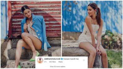 Ananya Panday busy with Gehraiyaan Promotions, co-star Siddhanth Chaturvedi comments ‘Dukaan bandh hai’