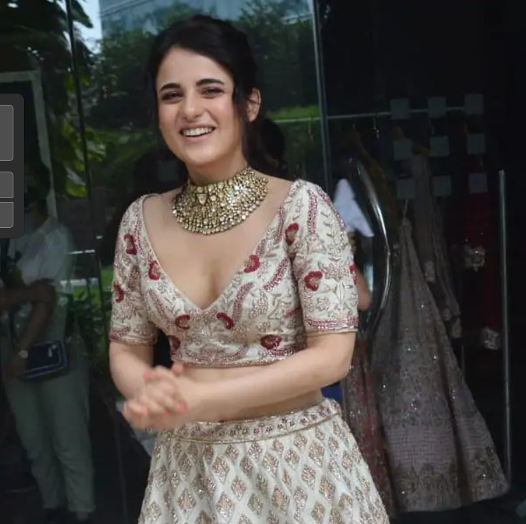 Radhika Madan Looks Breathtakingly Beautiful In Golden Lehenga Choli, See Pics - 1