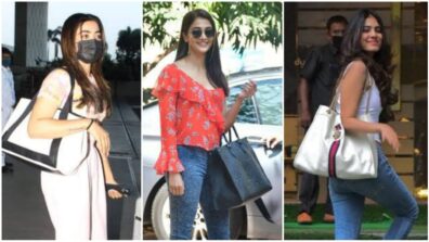 Rashmika Mandanna, Pooja Hegde and Malavika Mohanan flaunt their luxury handbag collection in style