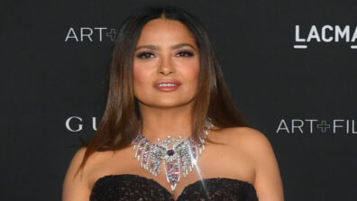 Salma Hayek Makes Heads Turn In Strapless Sequin Gown: See Pics