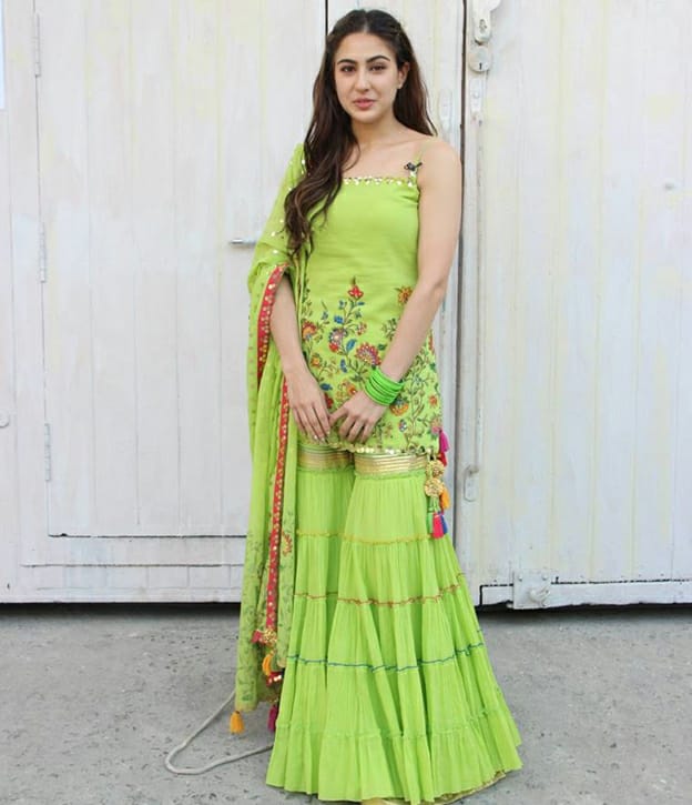 Sara Ali Khan Inspired Ways To Style Your Sharara Sets: See Pics - 1