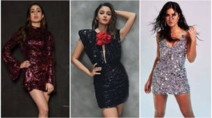 Sara Ali Khan, Katrina Kaif and Alia Bhatt are effervescent damsels in sequin mini dresses, check out