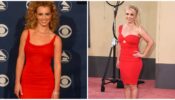 Scarlett Red Vs Burgundy Red: Which Outfit Of Britney Spears Is Your Pick For BFF’s Wedding?