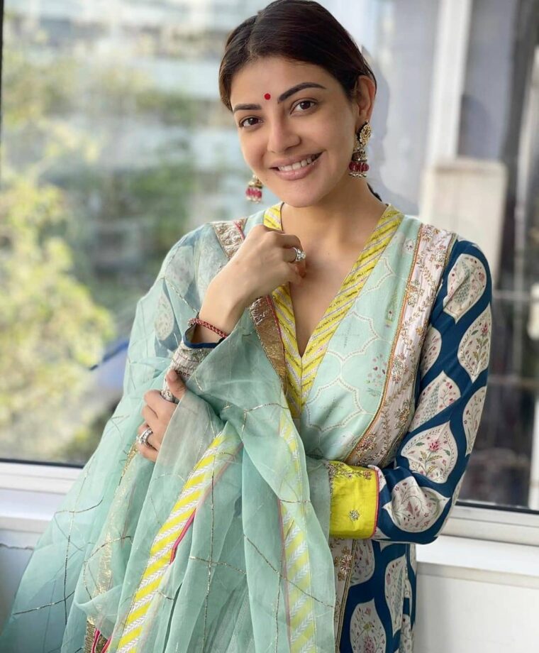 Set Your Eyes On Kajal Aggarwal’s Festive Look & Give Unforgettable Fashion Goals - 0