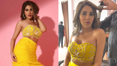 Shake It Baby: Nikki Tamboli is here to stab hearts, dazzles internet in yellow ethnic outfit and jewellery