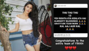 Shivangi Joshi showers love on YRKKH team for successful 13 years, check her message