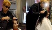 Shocking Viral Video: Celebrity hairstylist Javed Habib spits on female customer’s hair, netizens disgusted