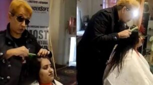 Shocking Viral Video: Celebrity hairstylist Javed Habib spits on female customer’s hair, netizens disgusted