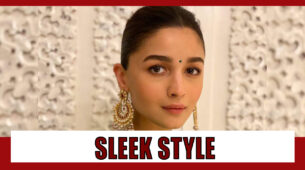 Sleek bun calls for statement earrings! Let Alia Bhatt teach you how to rock the style combo