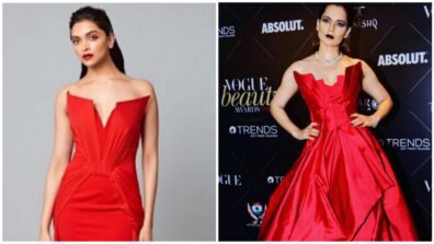 So Chic: Deepika Padukone and Kangana Ranaut play ‘Geometric’ in Red Corsets