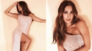 SO HOT! Malaika Arora sets fire in silver high slit gown, price of her scandals will leave you stunned