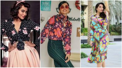 Sonakshi Sinha, Taapsee Pannu & Nora Fatehi bring back the retro prints on streets