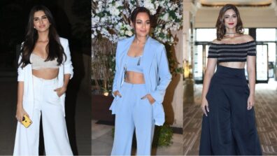 Sonakshi Sinha, Tara Sutaria & Ileana  D’cruz embrace the hottest trends of flared-legged pants, check