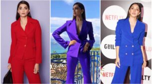 Sonam Kapoor, Deepika Padukone and Kiara Advani are ultimate trendsetters in blazer dress and flare pants, see pics