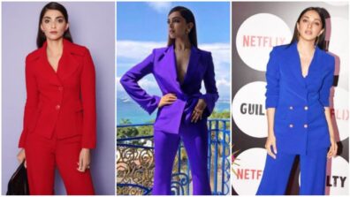 Sonam Kapoor, Deepika Padukone and Kiara Advani are ultimate trendsetters in blazer dress and flare pants, see pics