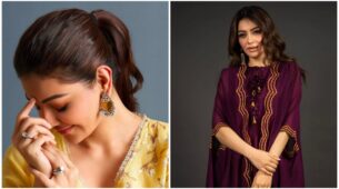 South’s Ultimate Ethnic Queen: Kajal Aggarwal’s ‘yellow delight’ Vs Hansika Motwani’s ‘purple magic’, who’s your dream date?