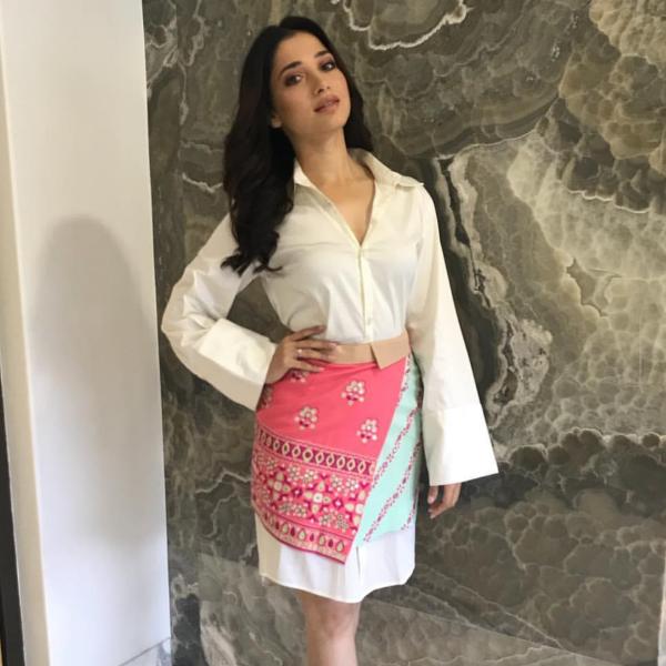 Style Your Skirts Like Tamannaah Bhatia: Take Hints Here - 0