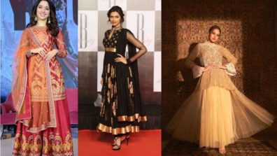 Tamannaah Bhatia, Deepika Padukone & Sonakshi Sinha are muses in Ritu Kumar couture