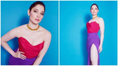 Tamannaah Bhatia proves she is a fashion icon in this stunning red corset outfit, see pics