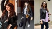 Tara Sutaria, Janhvi Kapoor and Madhuri Dixit spice up vogue game with leather jacket fashion, learn trends ASAP