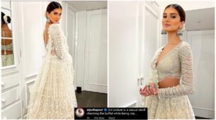 Tara Sutaria wants to do ‘casual dulhan acting’ in classy white lehenga, Arjun Kapoor drops hilarious response