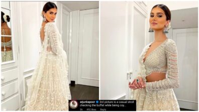 Tara Sutaria wants to do ‘casual dulhan acting’ in classy white lehenga, Arjun Kapoor drops hilarious response