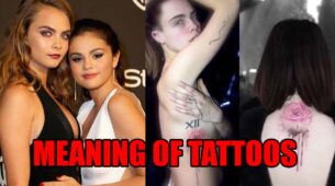 The meaning of matching rose tattoos of Selena Gomez and Cara Delevingne finally revealed! Take a look