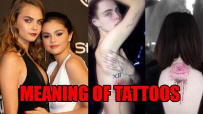 The meaning of matching rose tattoos of Selena Gomez and Cara Delevingne finally revealed! Take a look