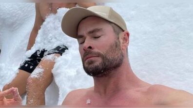 Thor Swag: Chris Hemsworth Is Taking It To Another Level By Bathing In SNOW, Have A Look