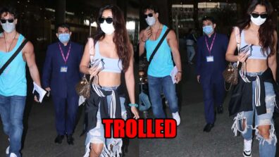 Tiger Shroff and Disha Patani trolled for wearing summer outfits during winter