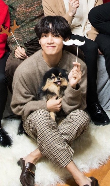 Times when BTS V couldn’t stop showing off his cute pet on the internet, Check out best pictures of Yeontan shared by V - 1