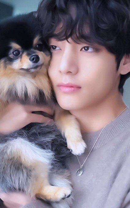 Times when BTS V couldn’t stop showing off his cute pet on the internet, Check out best pictures of Yeontan shared by V - 3