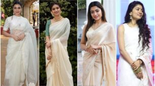 Times when Samantha Ruth Prabhu, Keerthy Suresh, Rashmika Mandanna and Sai Pallavi picked up on serene white sarees