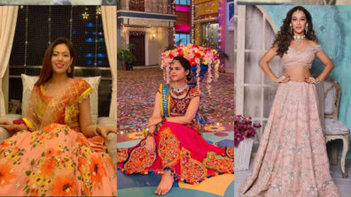 TMKOC divas Munmun Dutta, Palak Sindhwani, Sunayana Fozdar in embellished classy lehengas, a visual treat