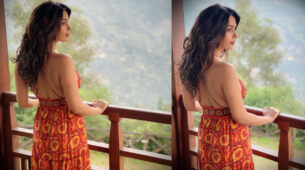 Trending: Mallika Sherawat rolls back the clock, sizzles in backless maxi gown in cold Darjeeling weather