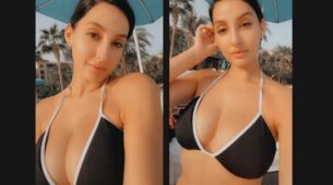 Trending: Nora Fatehi turns a ‘beach bum’, soaks up sun in sensuous black bikini at Dubai