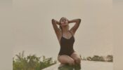 Uff Haye Garmi: Janhvi Kapoor is a ‘sight to behold’ in black plunging neckline monokini, fans sweat seeing her curvaceous waist