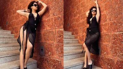 Avneet Kaur sets temperature soaring in monokini black dress, are you in love?