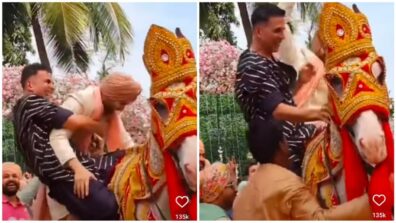 Video Of The Day: Akshay Kumar does hilarious naagin dance at wedding on top of horse, internet goes LOL